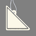 Paper Air Freshener Tag - Right Angle Triangle Tag W/ Tab